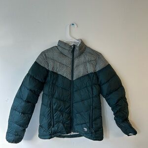 Mountain Hardwear Teal Puffer Jacket